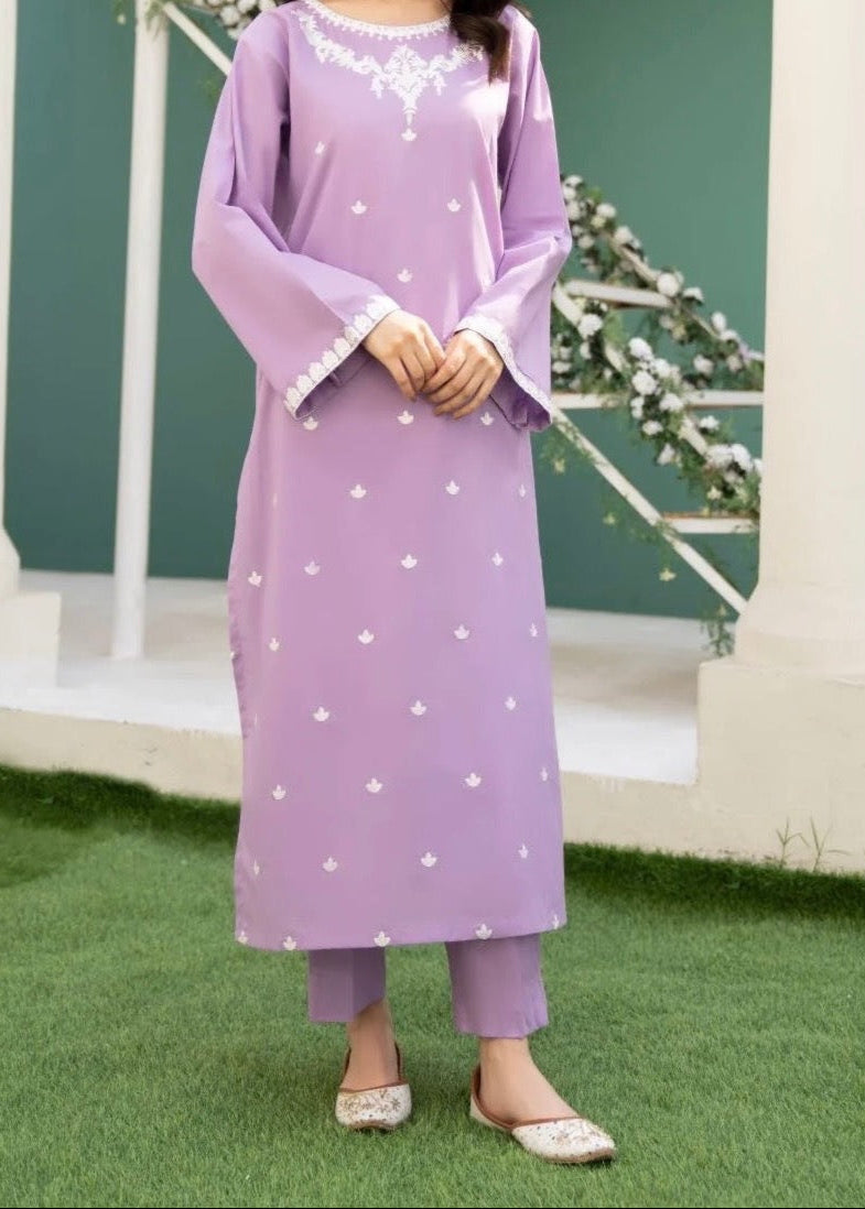 Grace S1255-Embroidered 2pc Lawn Dress