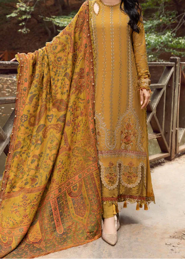 Grace S1332-Embroidered 3pc Lawn Dress With Printed Lawn Dupatta.