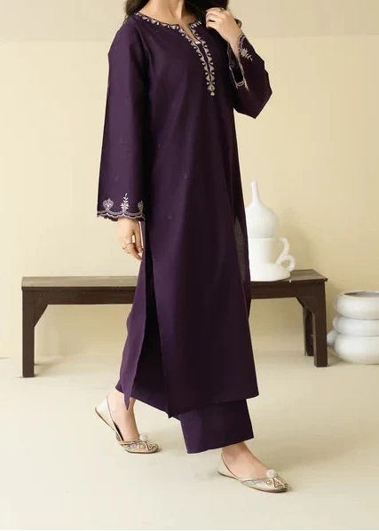 Grace Z-(W833) - Stitched Embroidered 2pc Marina Dress