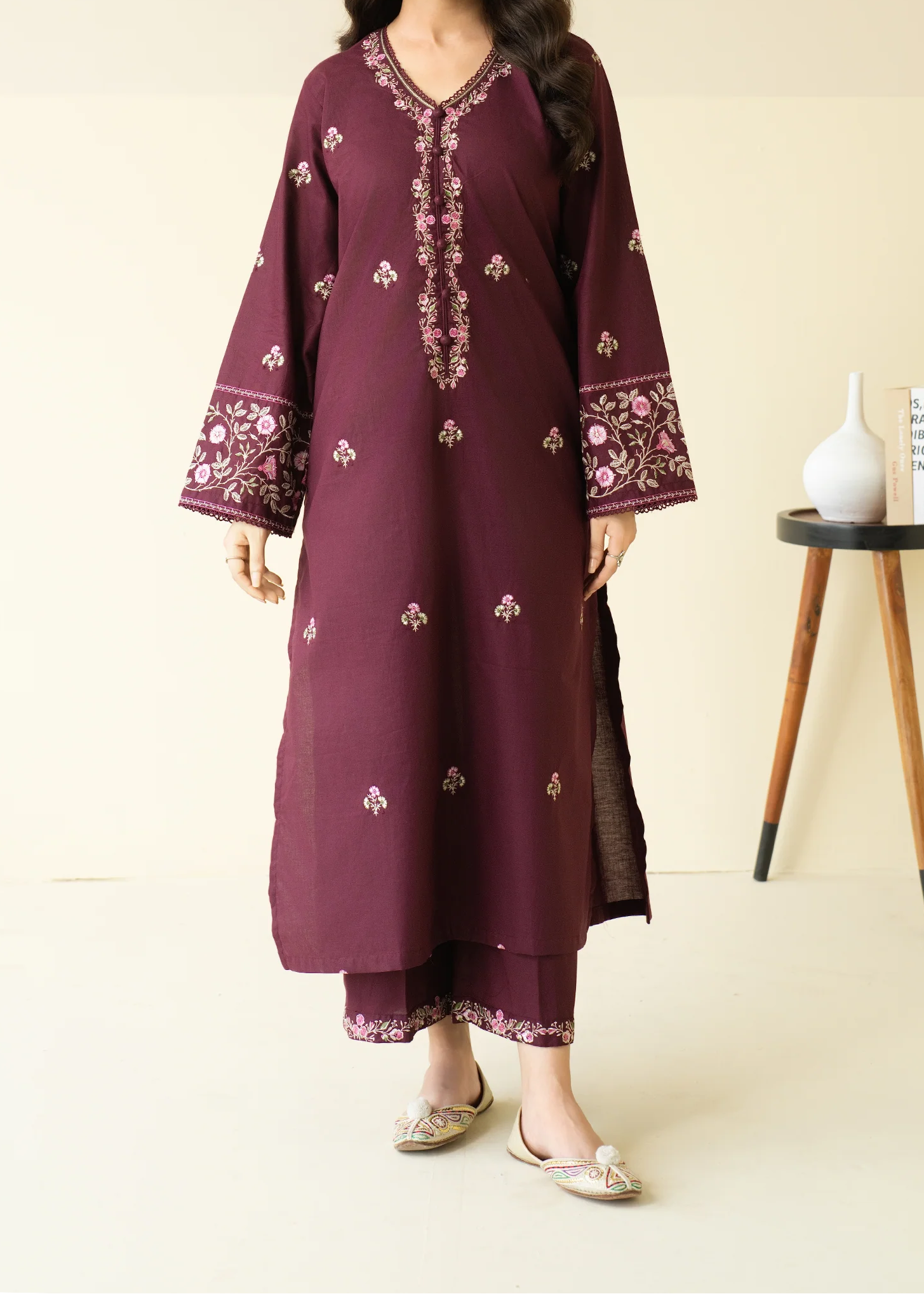 Grace W831-Embroidered 2pc Marina Dress