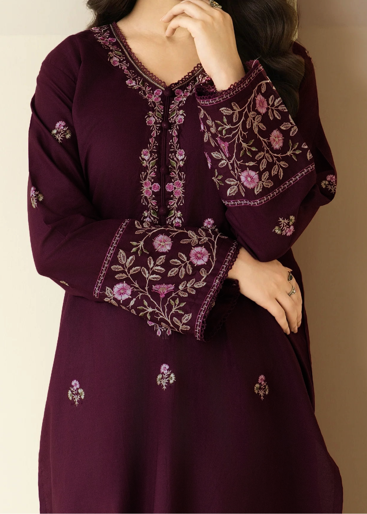 Grace W831-Embroidered 2pc Marina Dress