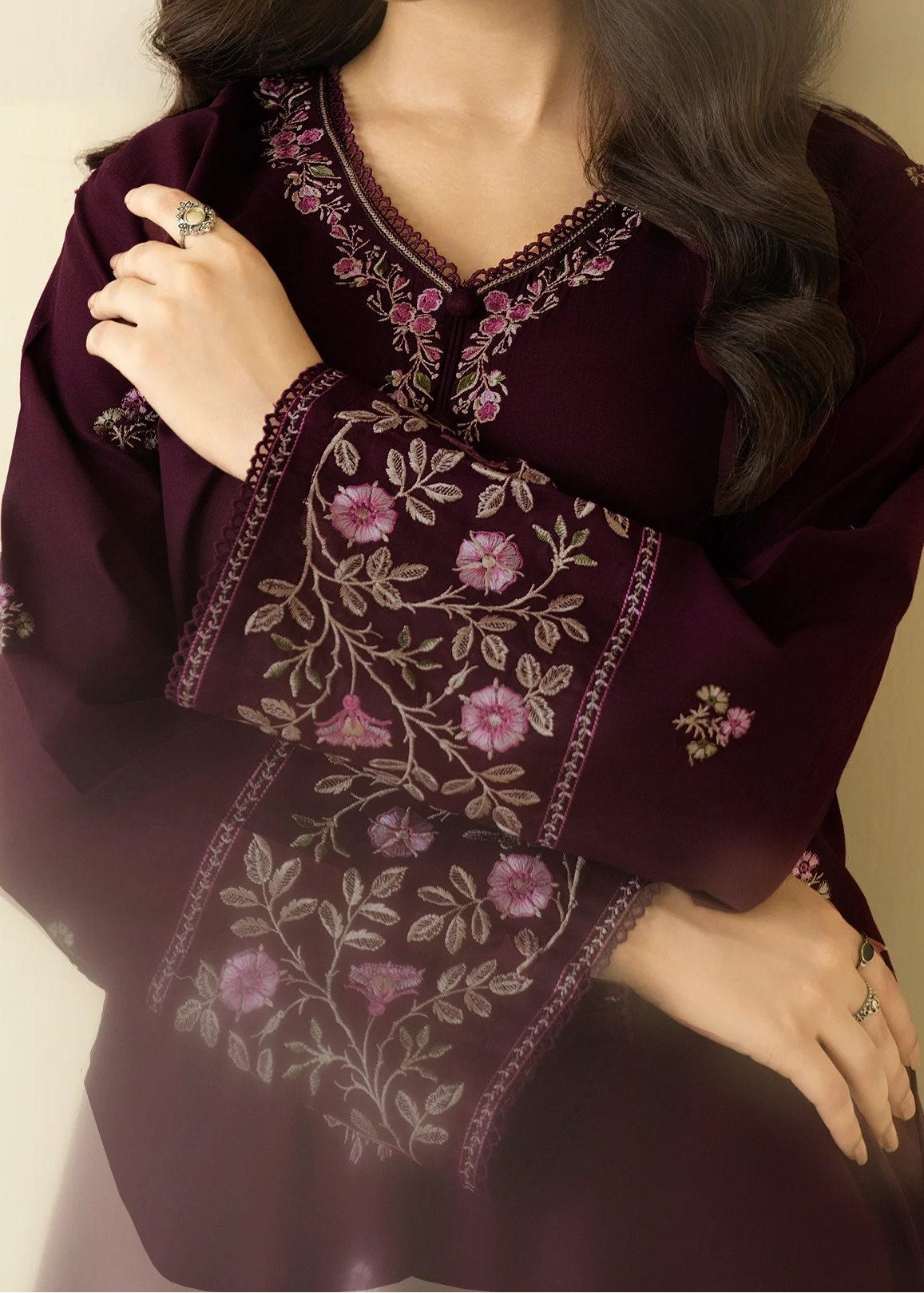 Grace W831-Embroidered 2pc Marina Dress