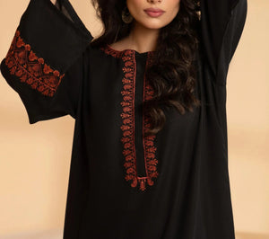 Grace W412-Embroidered 2pc khaddar dress