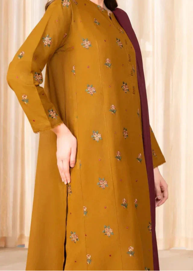 Grace S1282-Embroidered 3pc Lawn Dress With Printed Munar Dupatta