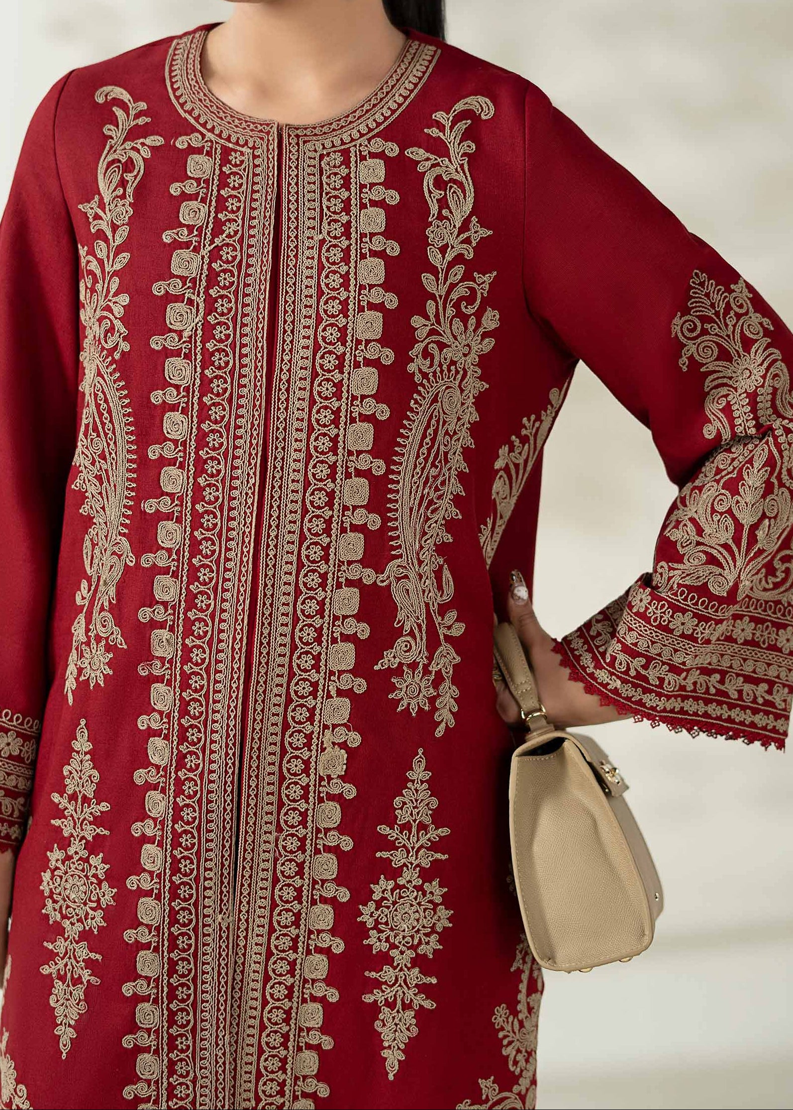 Grace W846-Embroidered 2pc Marina Dress