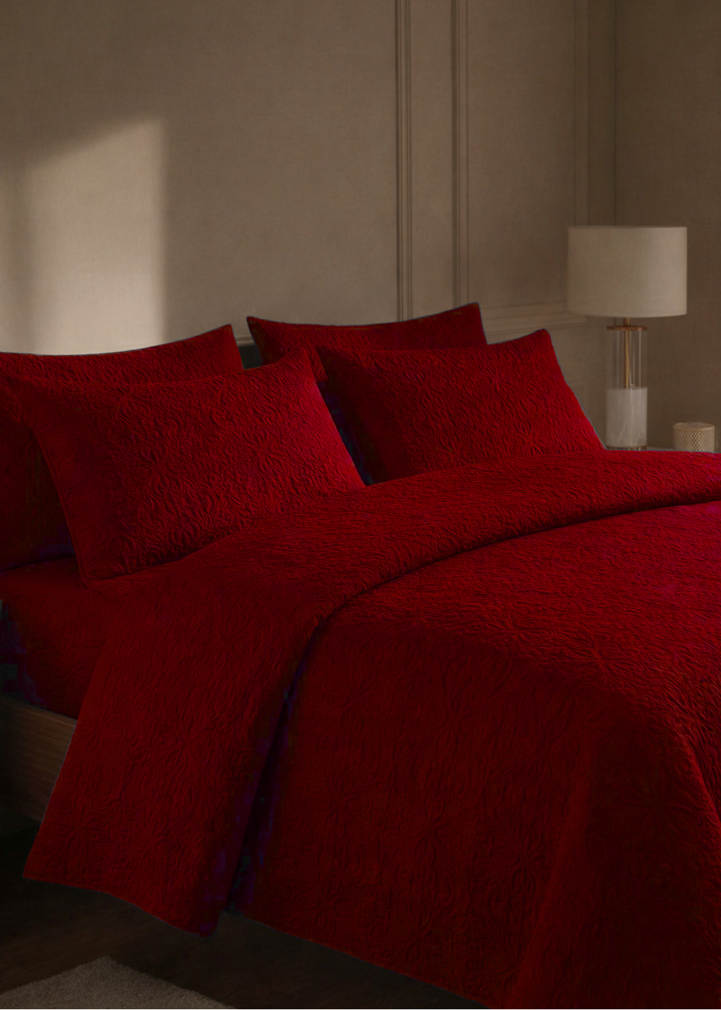 FL1007- Summer Bedspread Set - 3Pcs