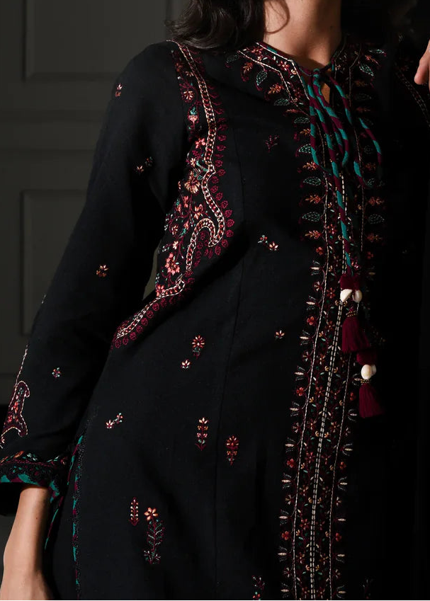 Grace W895-Embroidered 3pc Marina Dress With Embroidered Marina Shawl.