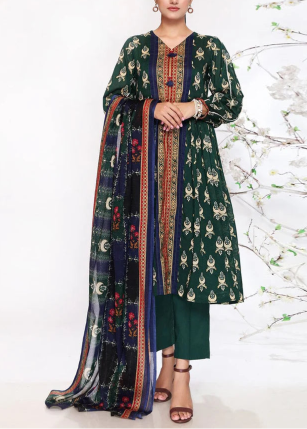 Grace S1053-Digital Printed 3pc Lawn Dress with Digital Printed Lawn Dupatta.