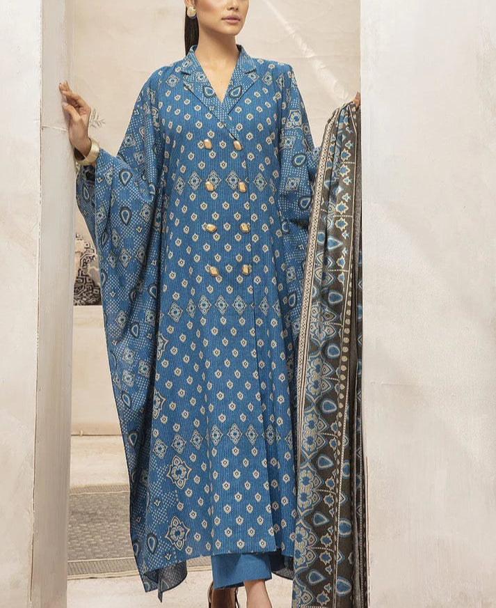 Grace S1052-Digital Printed 3pc Lawn Dress with Digital Printed Lawn Dupatta.