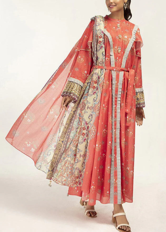 Grace S1050-Digital Printed 3pc Lawn Dress with Digital Printed Lawn Dupatta.