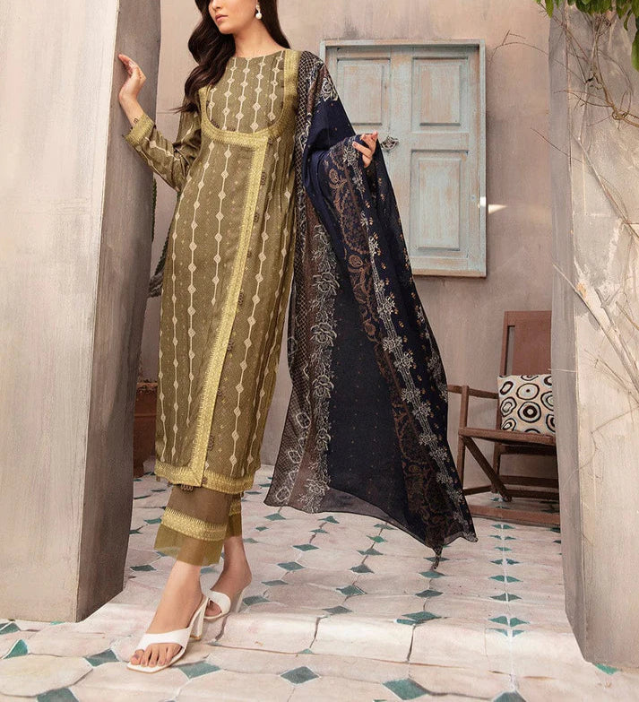 Grace S1051-Digital Printed 3pc Lawn Dress with Digital Printed Lawn Dupatta.