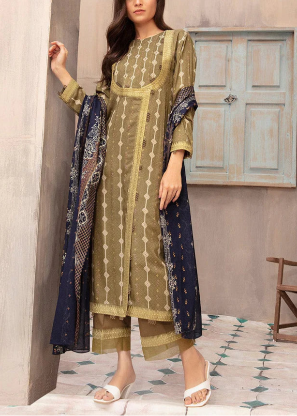 Grace S1051-Digital Printed 3pc Lawn Dress with Digital Printed Lawn Dupatta.