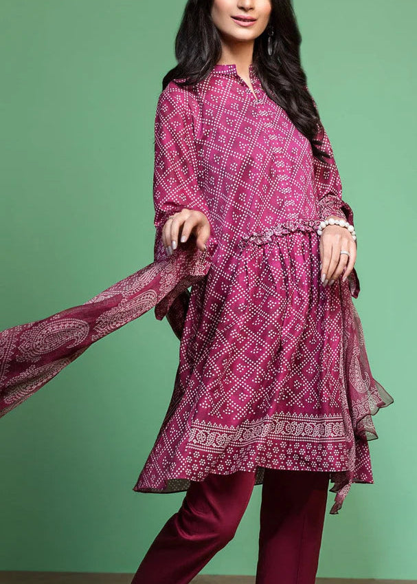 Grace S1049-Digital Printed 3pc Lawn Dress with Digital Printed Lawn Dupatta.