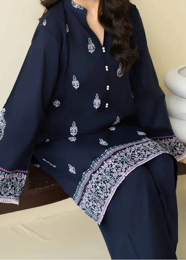 Grace Z-(W898) - Stitched Embroidered 2pc Marina Dress.