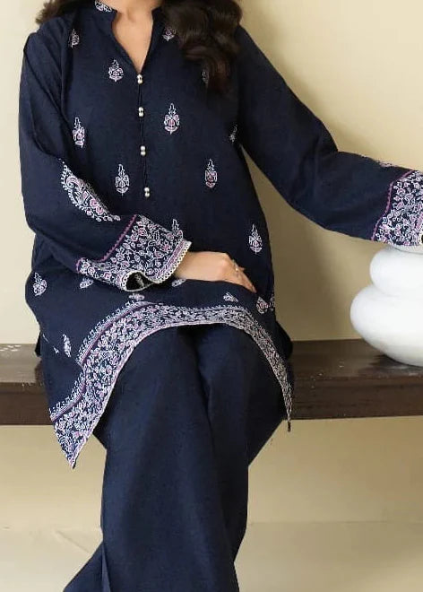 Grace Z-(W898) - Stitched Embroidered 2pc Marina Dress.