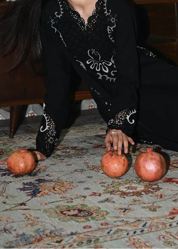 Grace W904-Embroidered 3pc Marina Dress With Embroidered Marina Shawl.