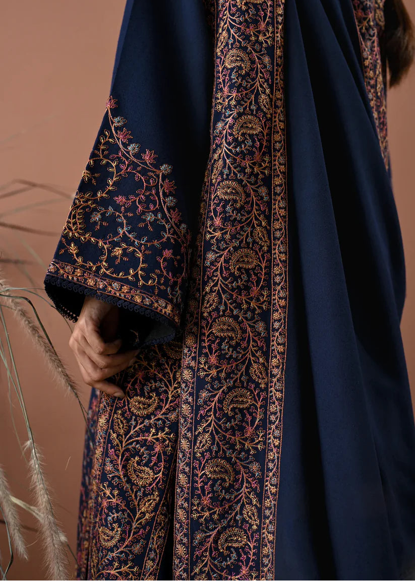 Grace W1016-Embroidered 3pc Marina Dress With Embroidered Marina Shawl.