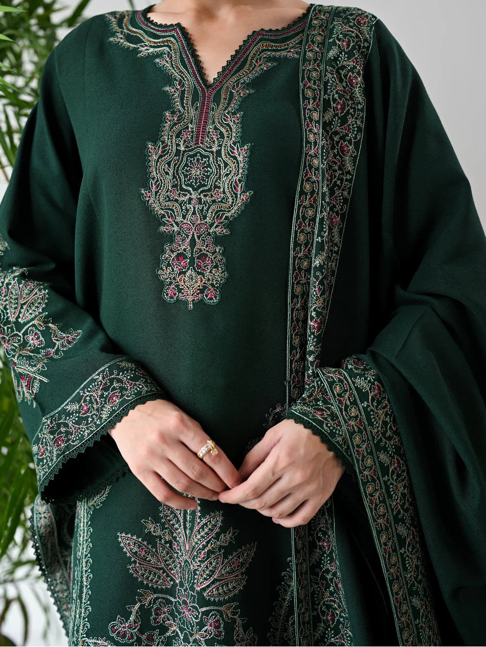 Grace S1510 - Embroidered 3pc Lawn Dress With Embroidered Lawn Dupatta.