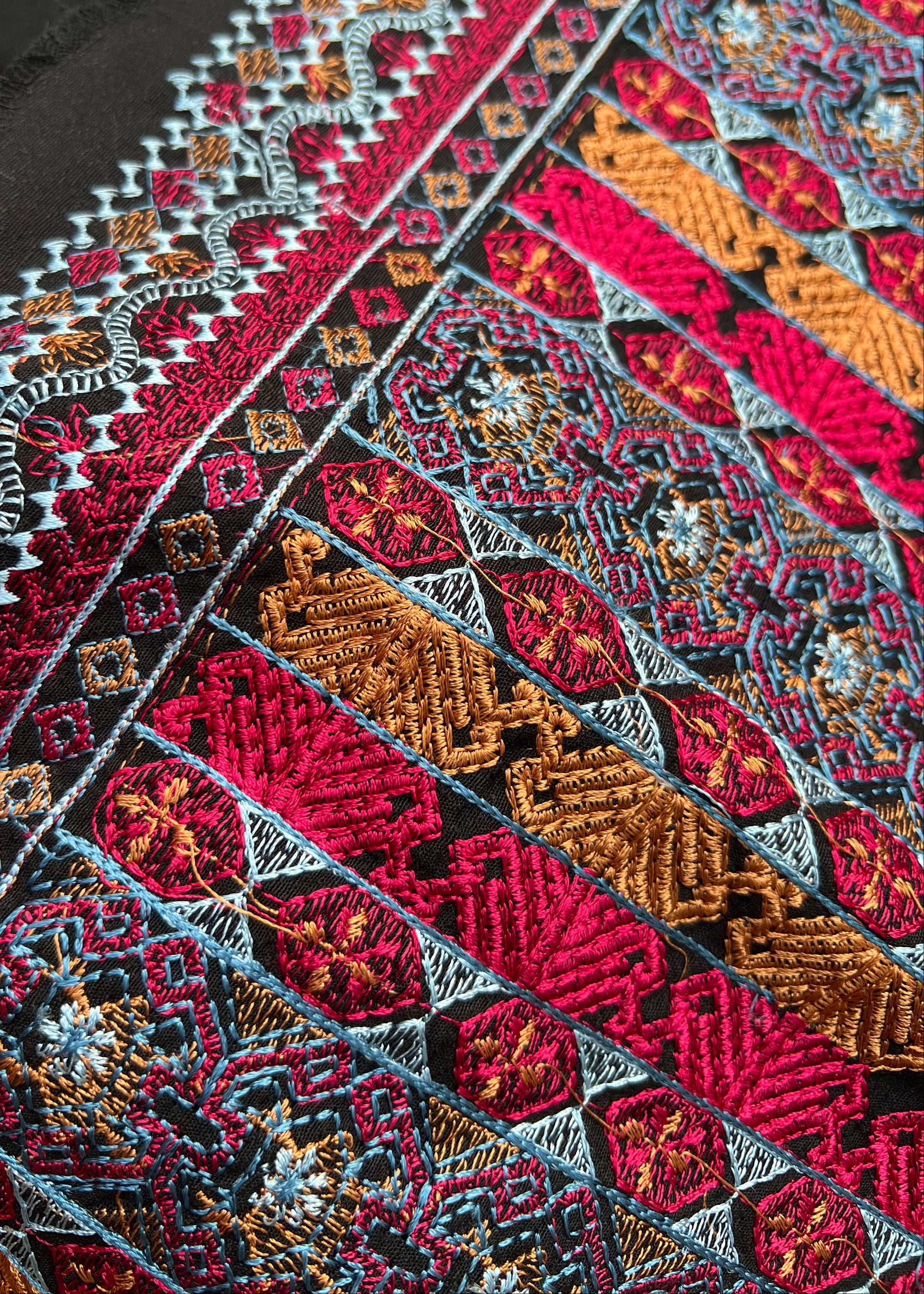 Sarinnah Premium D60-Luxury Formal Heavy Embroidered Karandi Shawl.