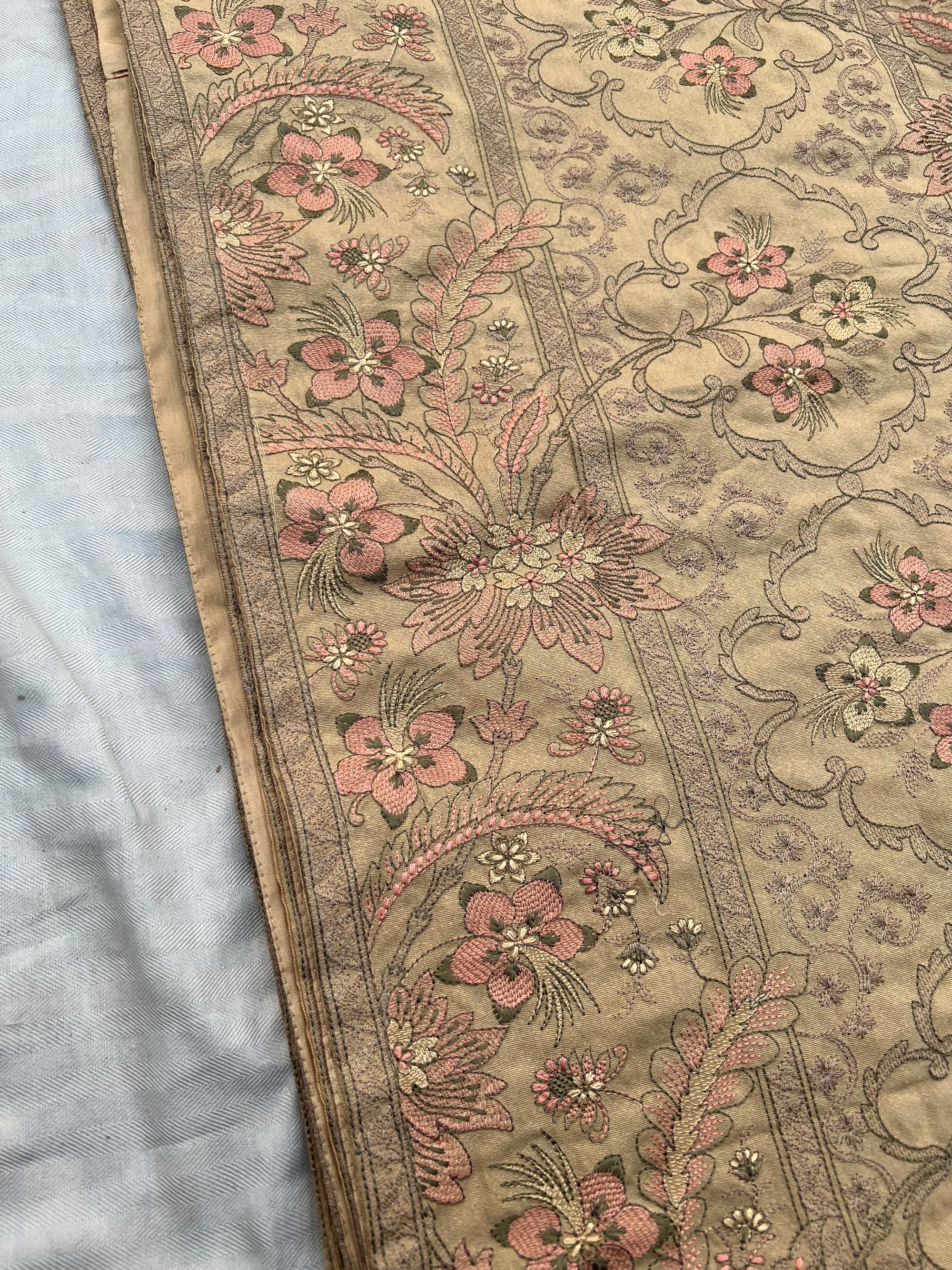 Sarinnah Premium D40-Luxury Formal Heavy Embroidered Karandi Shawl.