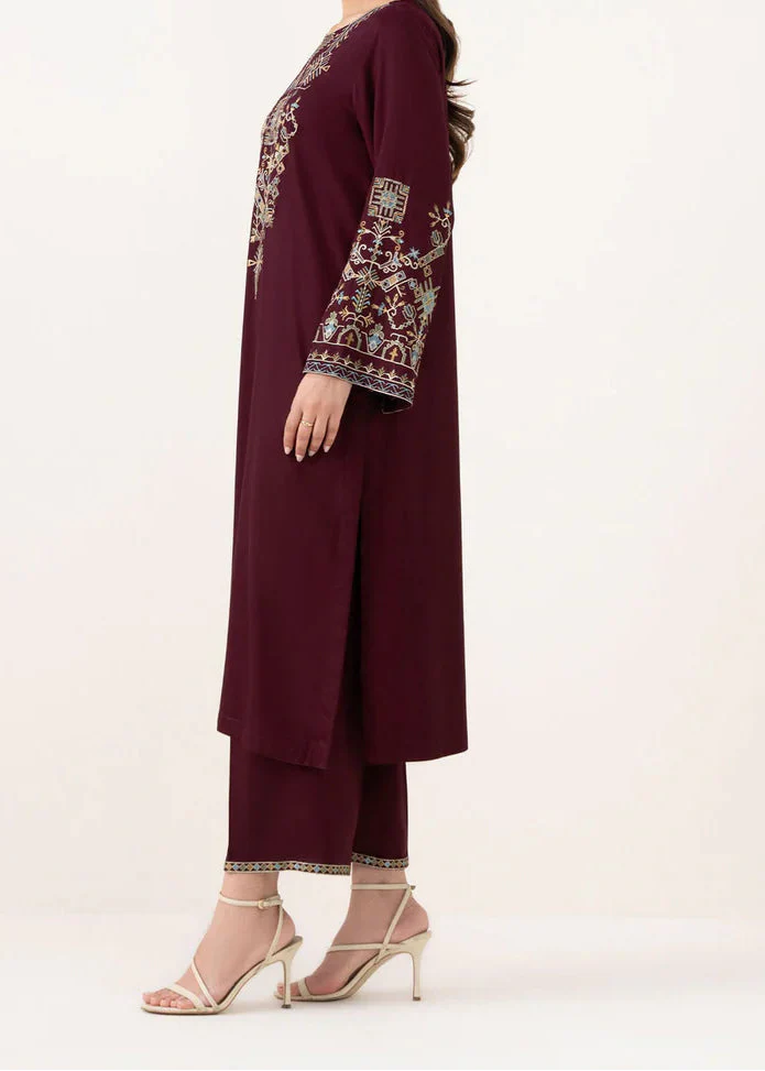 Grace Z-(W889) - Stitched Embroidered 2pc Marina Dress.