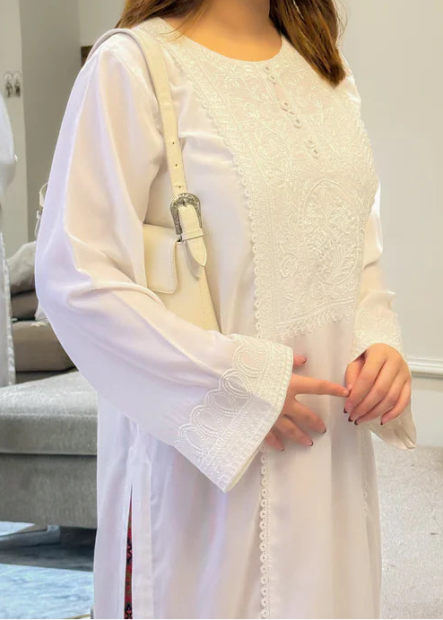 Grace W962 - Digital Printed 3pc Karandi Dress With Digital Printed Karandi Shawl.