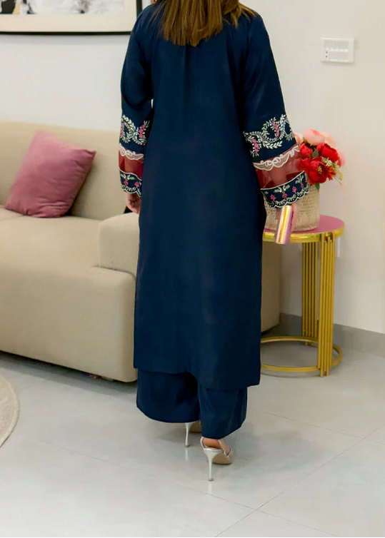 Grace W888-Embroidered 2pc Marina Dress.