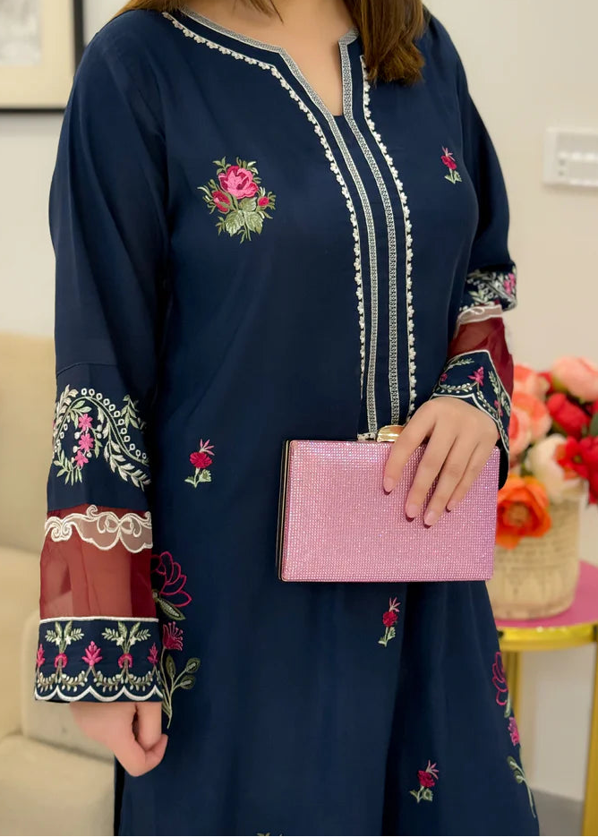 Grace W888-Embroidered 2pc Marina Dress.