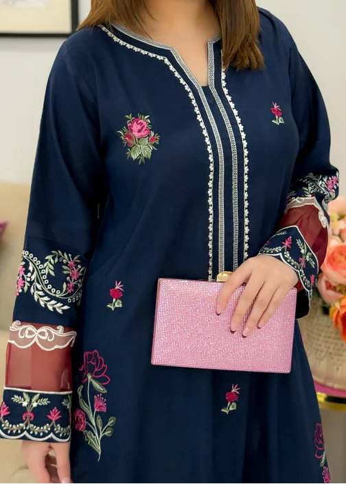 Grace W888-Embroidered 2pc Marina Dress.