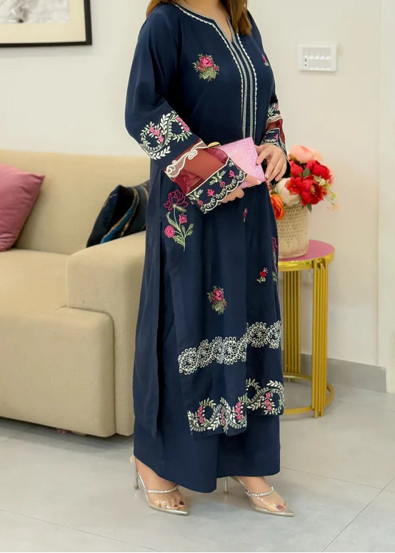 Grace W888-Embroidered 2pc Marina Dress.