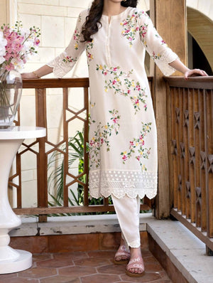 Grace S478-Embroidered 2pc lawn dress.