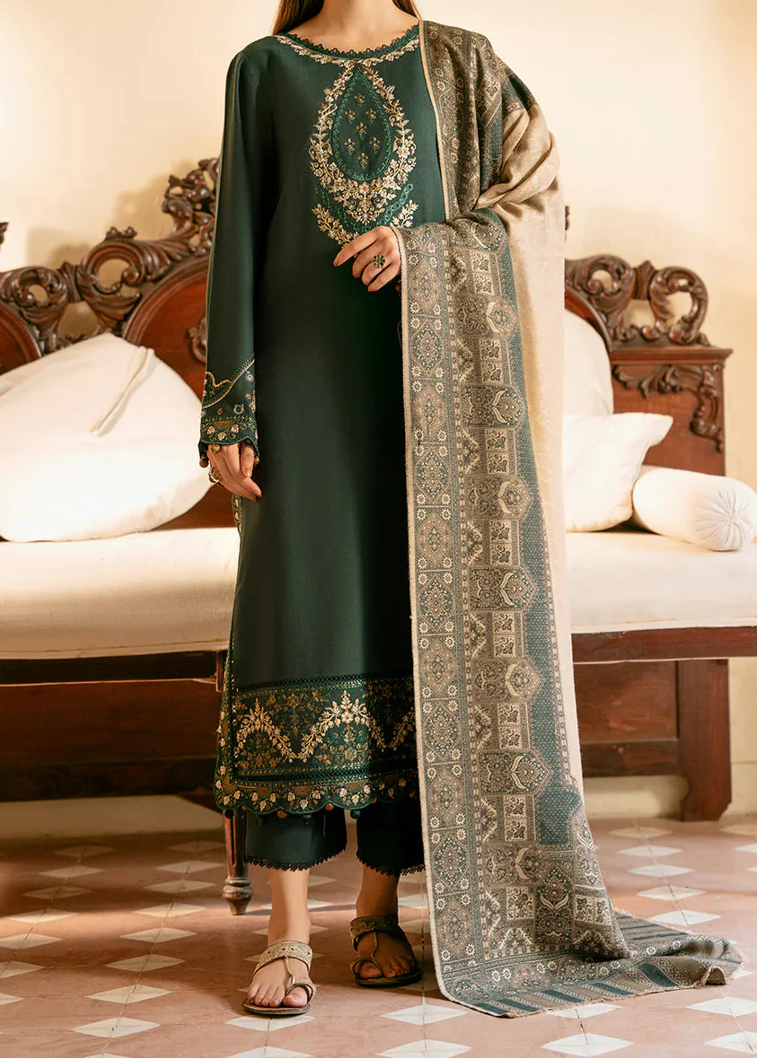 Grace Z-(S1390)- Stitched Embroidered 3pc Lawn Dress With Printed Lawn Dupatta.