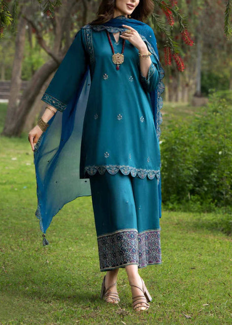 Grace S859-Embroidered 3PC Lawn Dress with Embroidered Munar Dupatta.