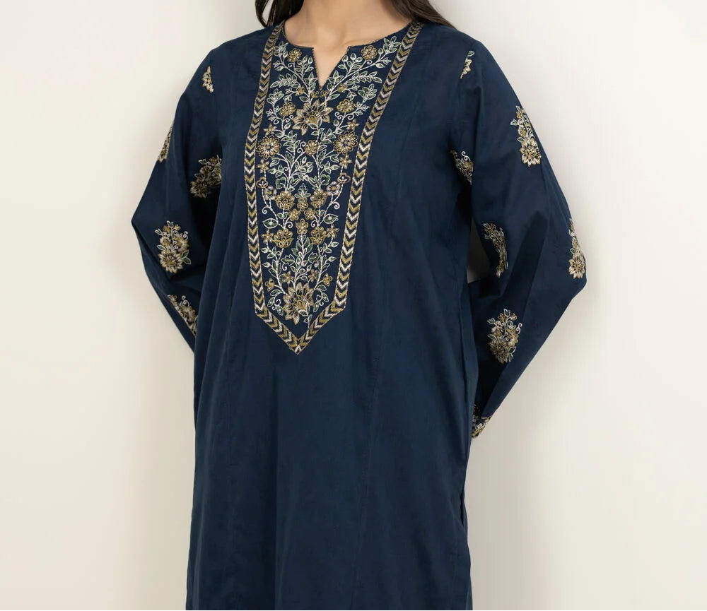 Grace S1487 -Embroidered 2pc lawn dress.