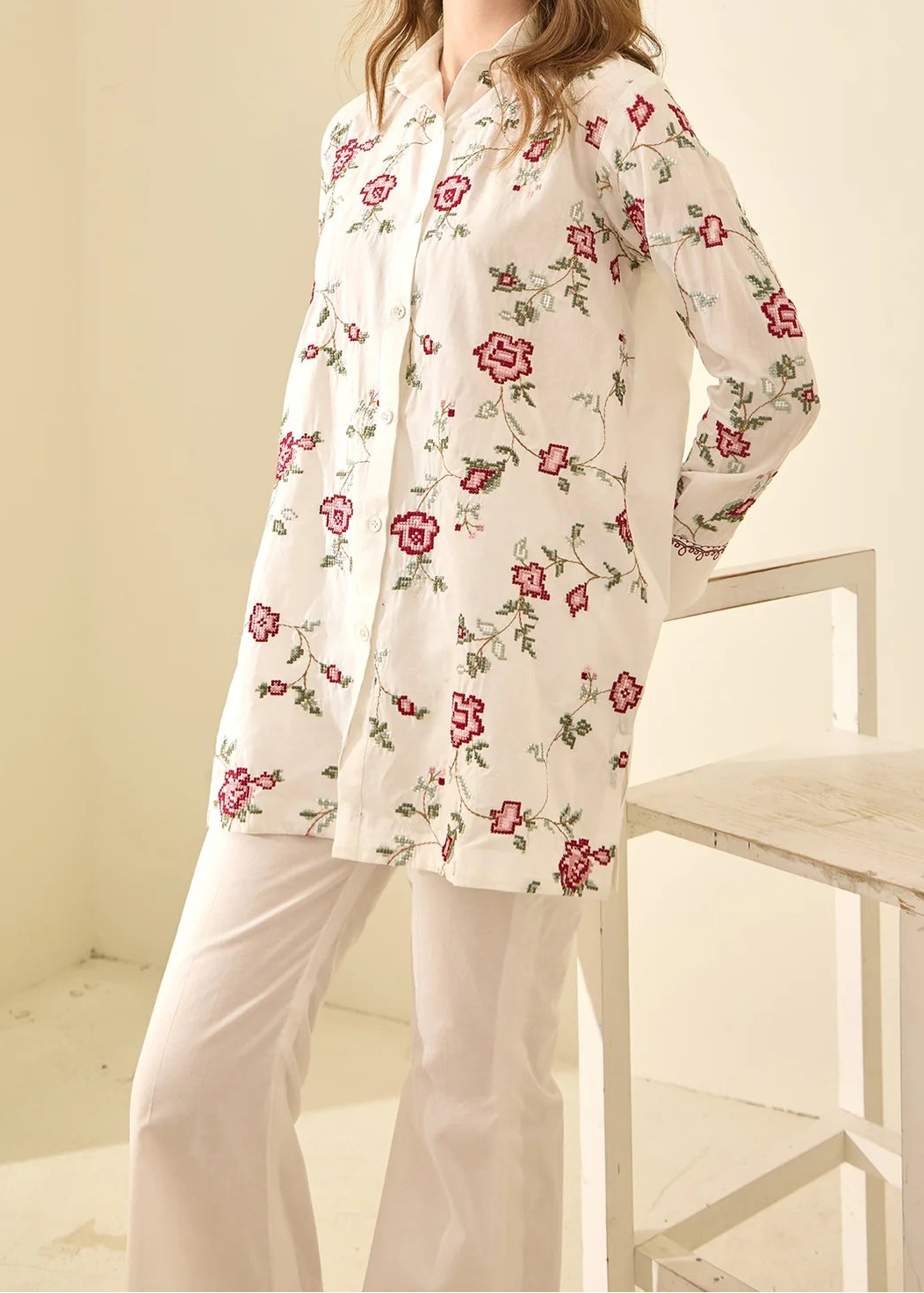 Grace W1000 - Embroidered 2pc Marina Dress.