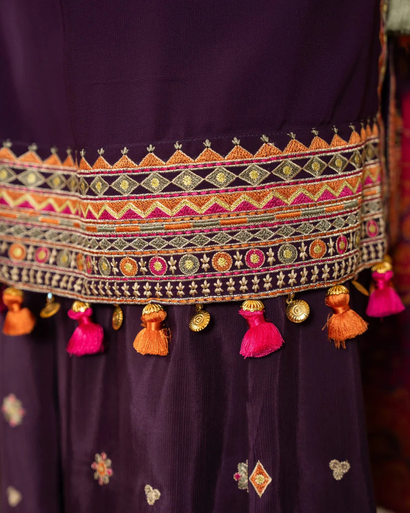 Grace S1346 - Embroidered 3pc Lawn Dress With Printed Lawn Dupatta.