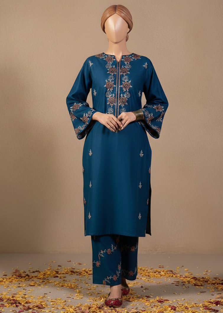 Grace S1144-Embroidered 2pc Lawn Dress.