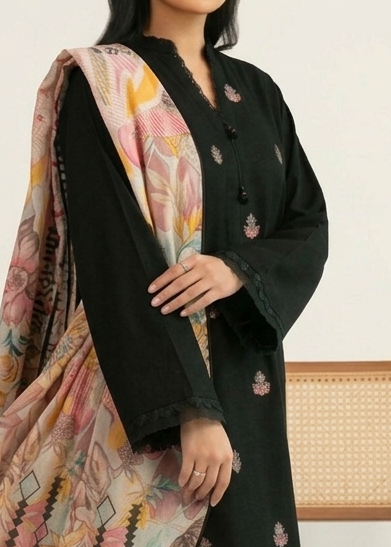 Grace S881-Embroidered 3pc Lawn Dress with Printed Munar Dupatta.
