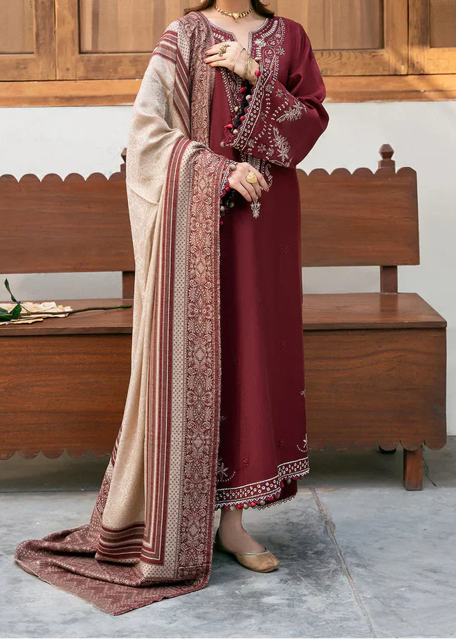 Grace S1309-Embroidered 3pc Lawn Dress With Printed Lawn Dupatta.