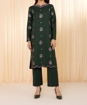 Grace W424-Embroidered 2pc khaddar dress