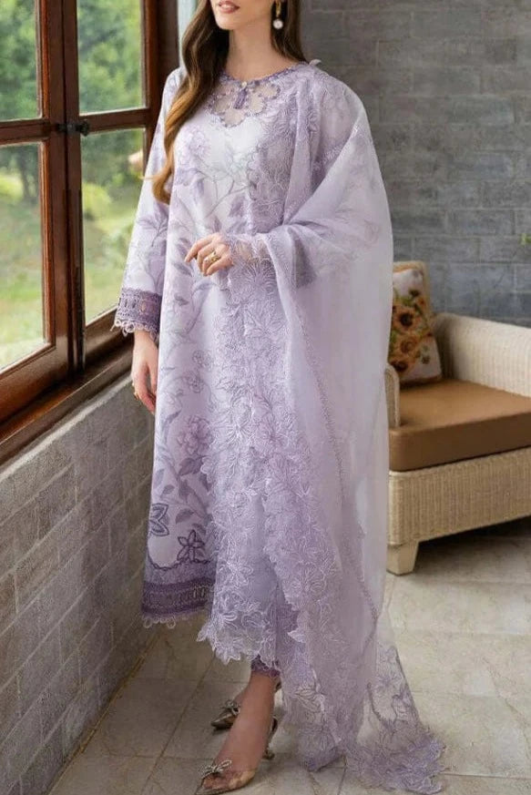 lawn dress design with organza Heavy Embroidered Luxury Lawn Dresses
