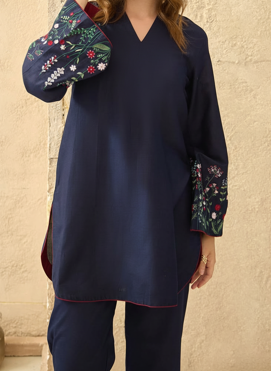 Grace W921-Embroidered 2pc Marina Dress.