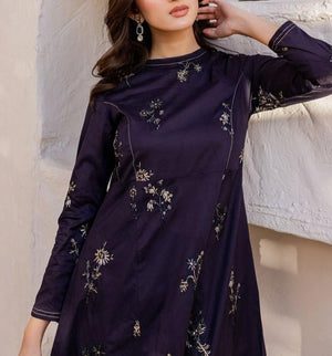 Grace S459-Embroidered 2pc lawn dress