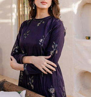 Grace S459-Embroidered 2pc lawn dress