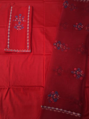 Grace S465-Embroidered 3pc lawn dress with Embroiderd organza dupatta.