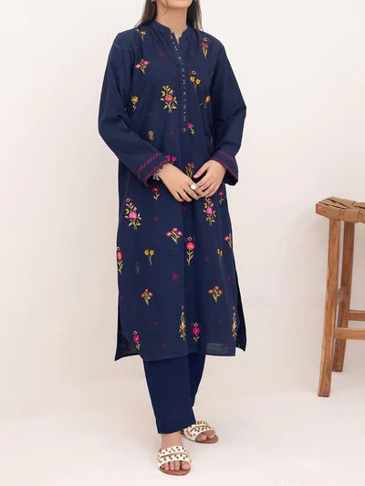 Grace W458-Embroidered 2pc khaddar dress