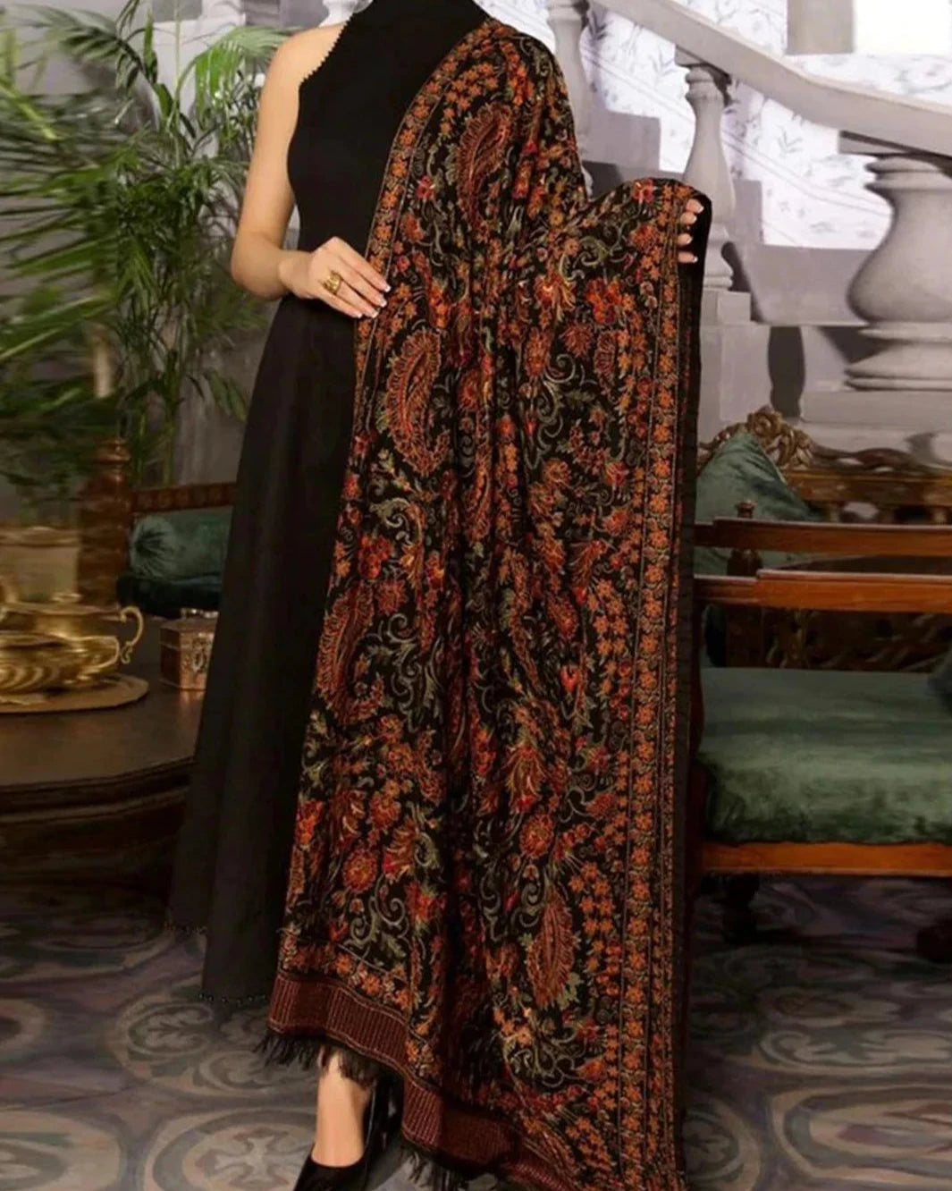 Grace Store Winter Dresses, Embroidered Shawls & Bedding Online