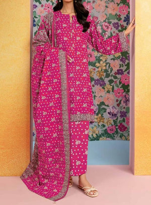 Grace W226-Printed 3pc khaddar dress With Printed khaddar shwal.
