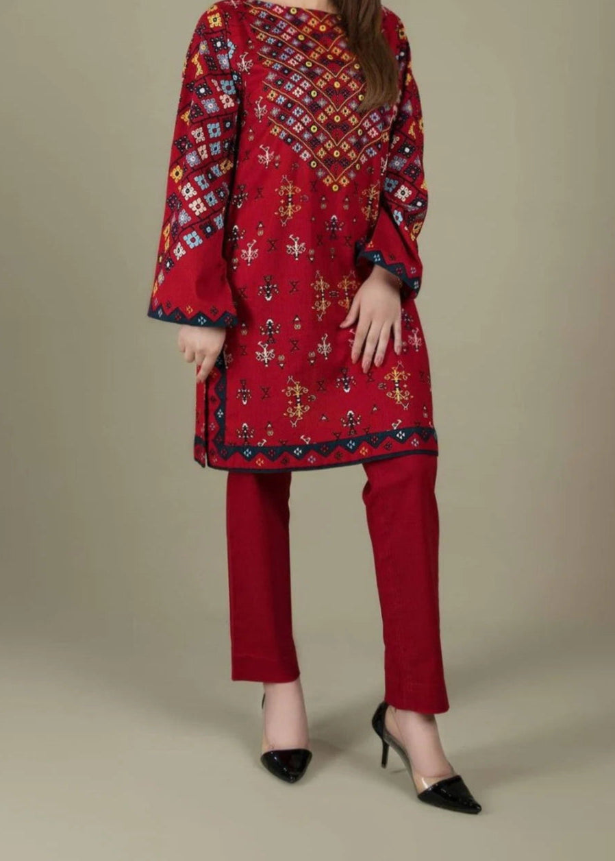 Grace W685- Embroidered 2pc Marina Dress.