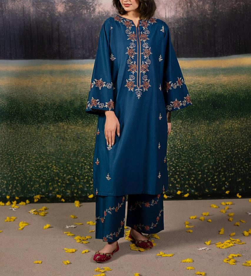 Grace S1144-Embroidered 2pc Lawn Dress.